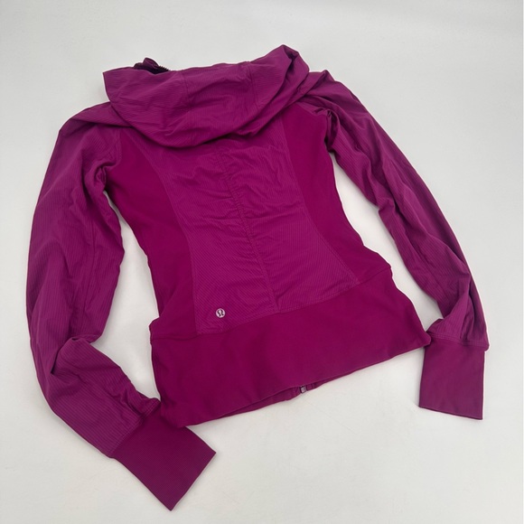 Lululemon In Flux Jacket Swift Zip Up Regal Plum Size 6 - Picture 5 of 5
